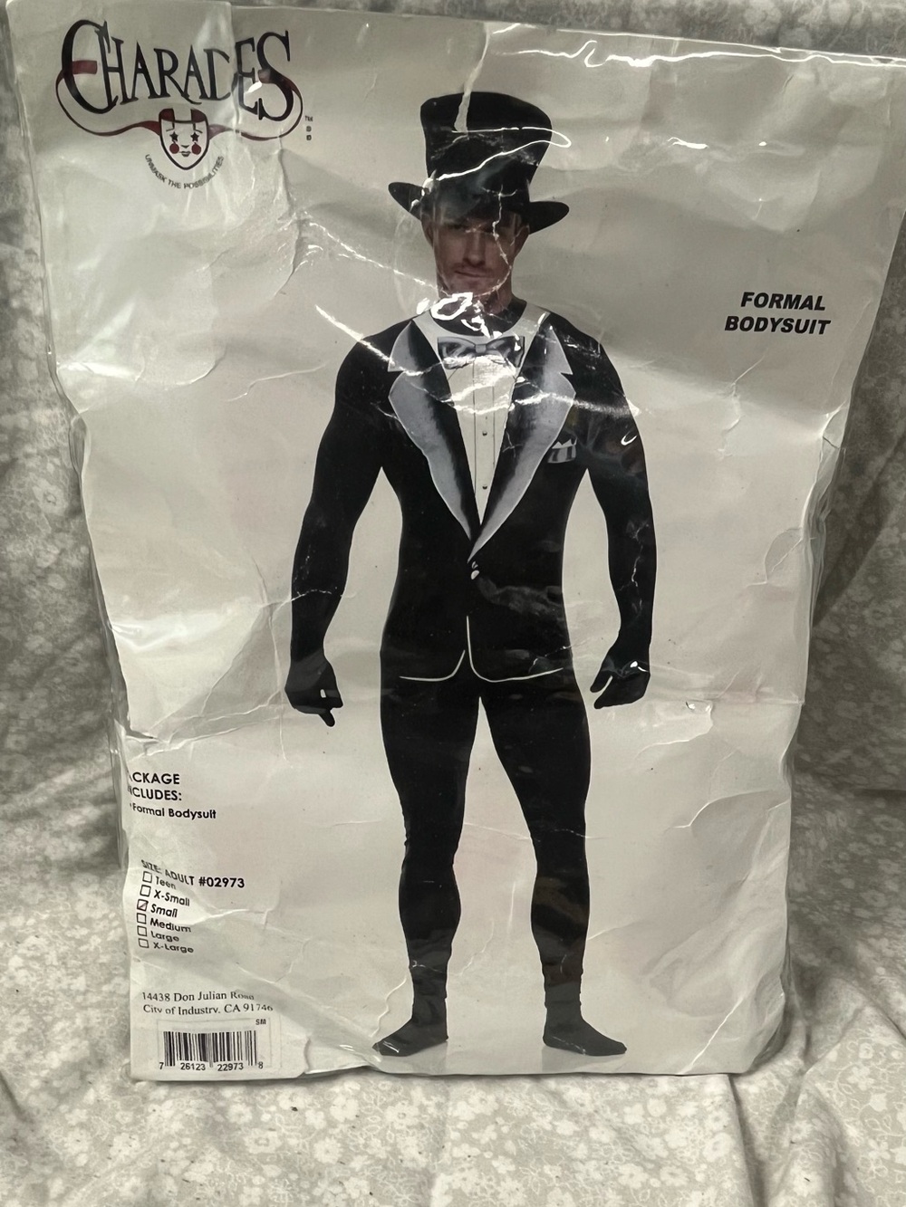 NEW Black Formal Tuxedo Bodysuit